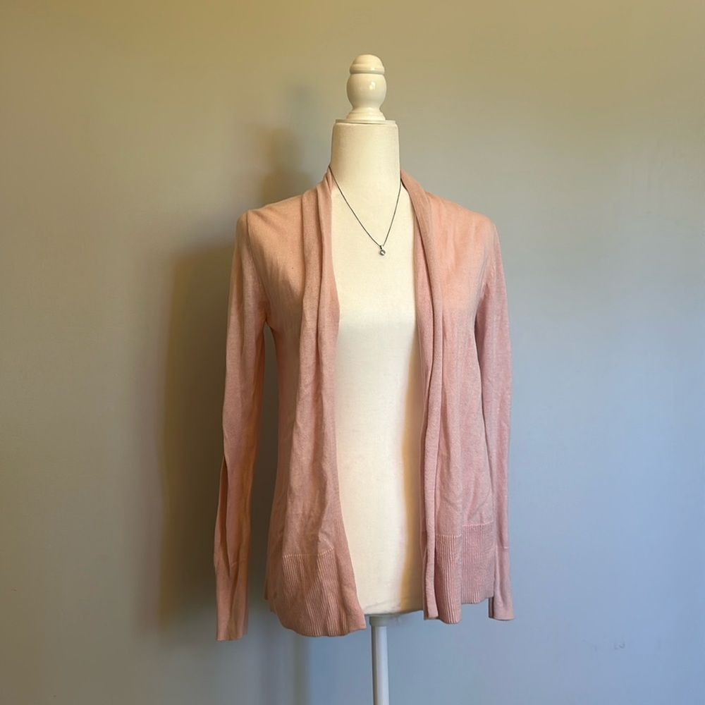 Pink cardigan